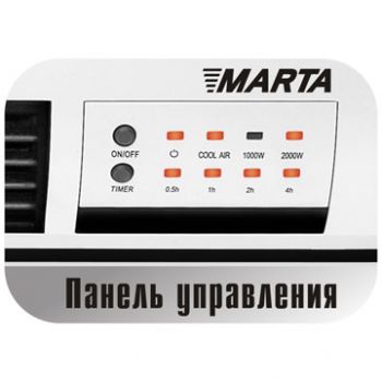 панель управления обогревателя