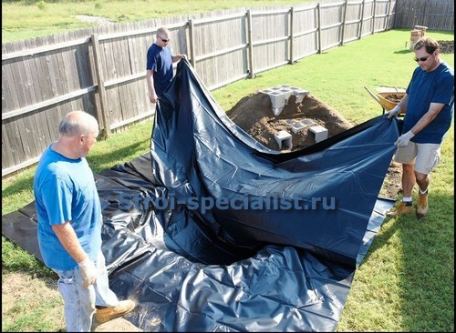 распределение пленки по поверхности