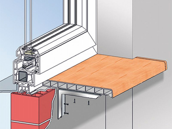 Правильная установка подоконника