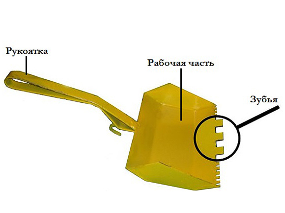 кельма для блоков