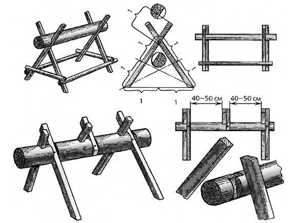 Как распилить бревна
