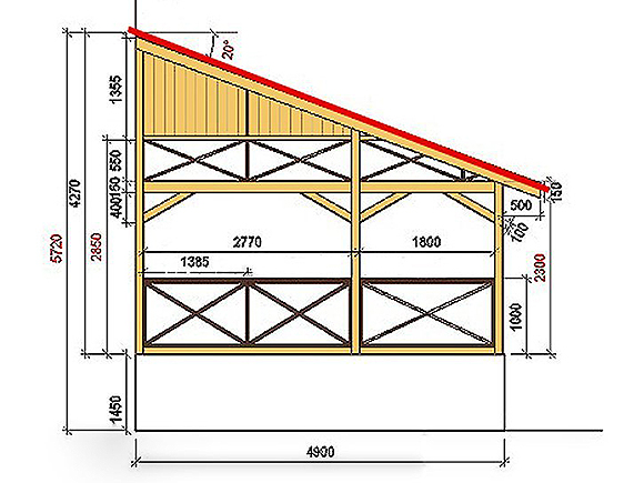 Эскиз веранды