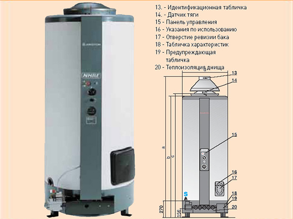 Схема водонагревателя